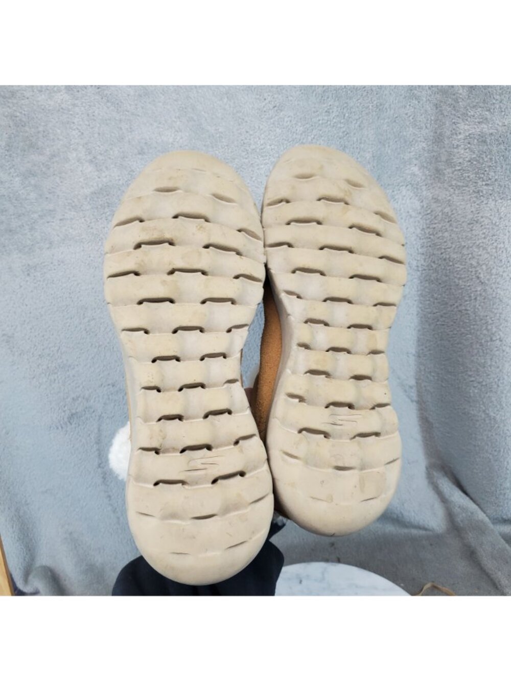 Skechers Shoes Womens Size 9 On The Go Joy Bundle Up Brown Suede Boots *Read* - Picture 7 of 10